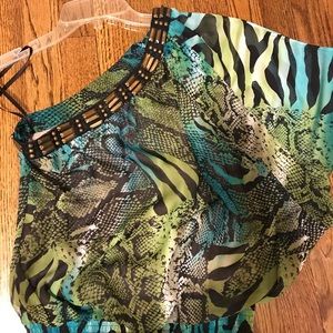 Tropical colors blouse